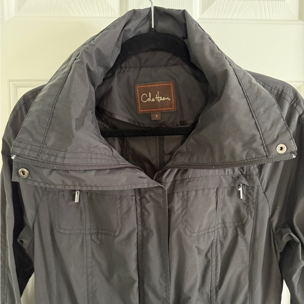 Cole Haan Rain Jacket Black Size Small